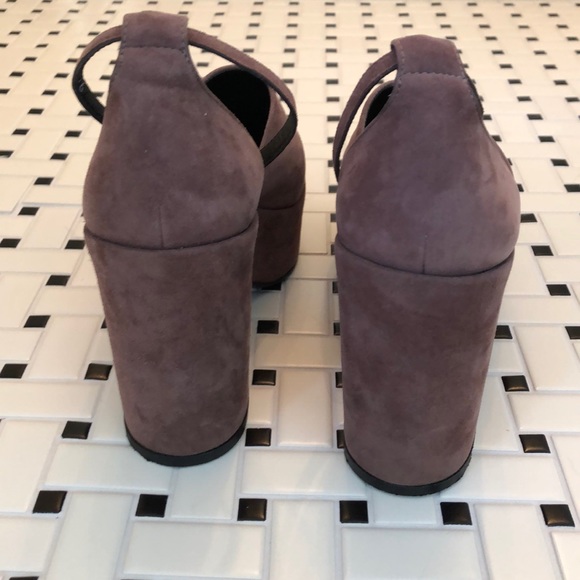Robert Clergerie mauve/taupe platforms - Picture 4 of 6